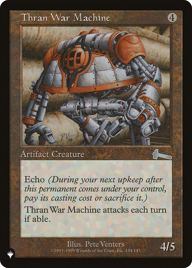 Machine de guerre Thran (PLST-ULG-134) - La Liste