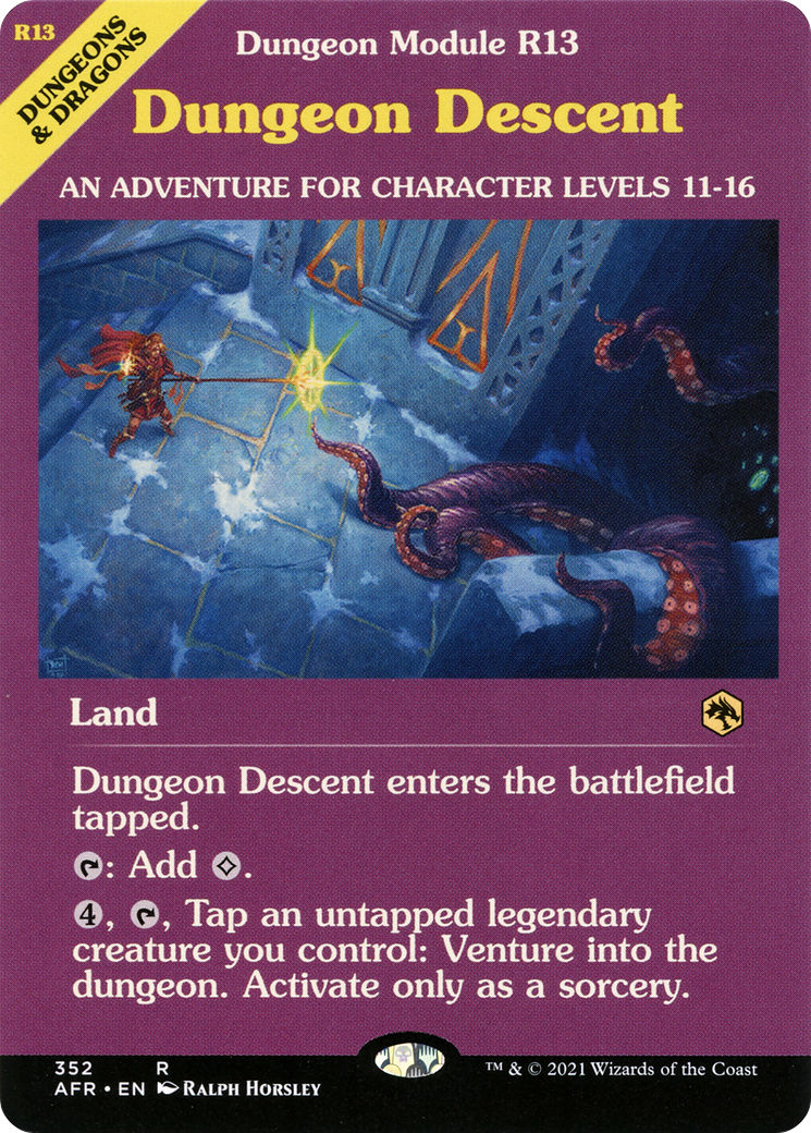 Dungeon Descent (AFR-352) - Aventures dans les Royaumes Oubliés : (Vitrine) 