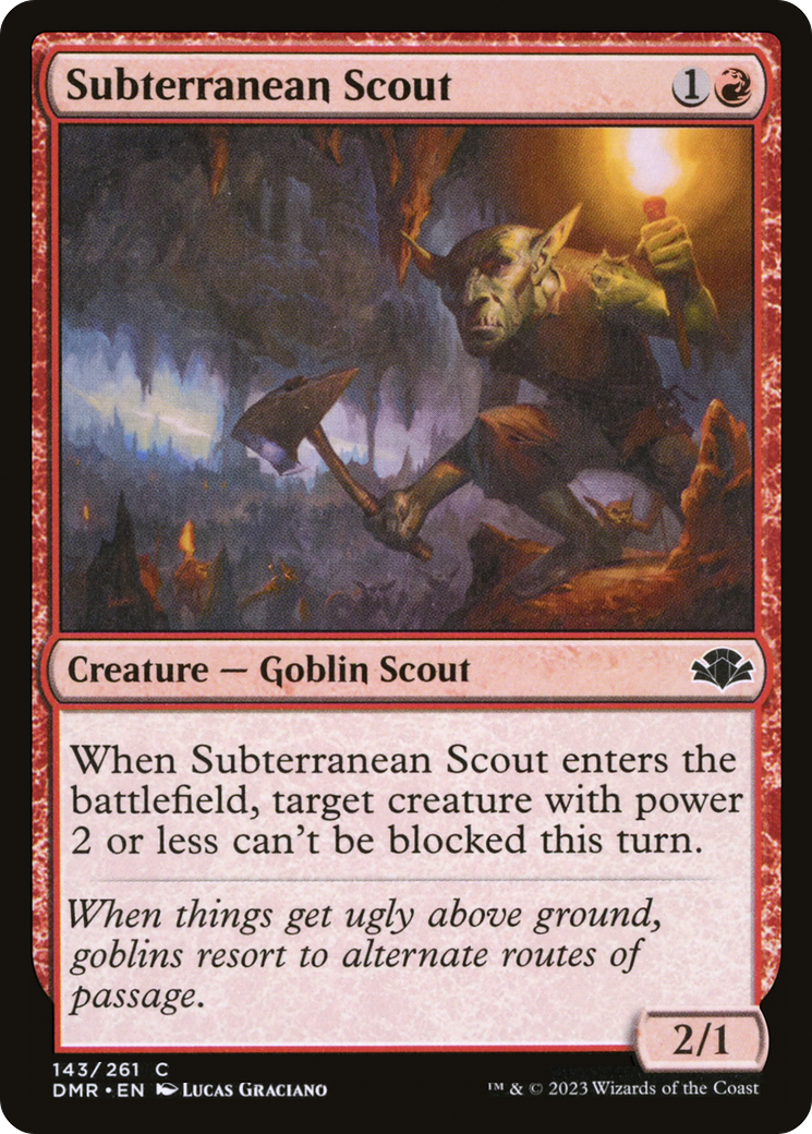 Subterranean Scout (DMR-143) - Dominaria Remastered Foil