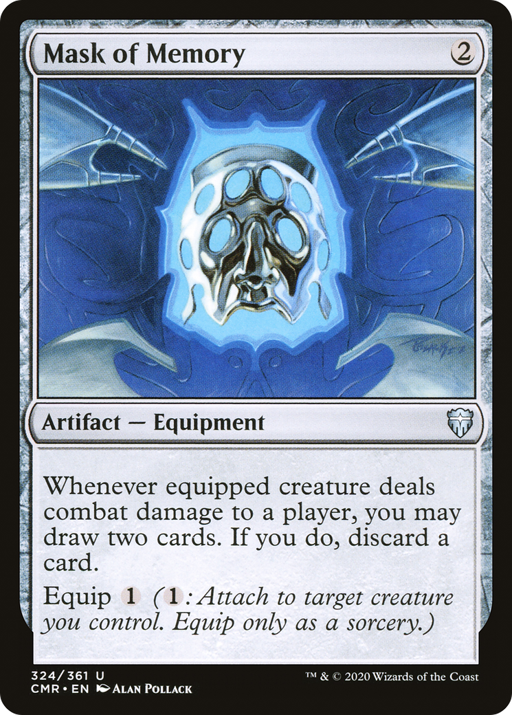 Mask of Memory (CMR-324) - Commander Legends Foil