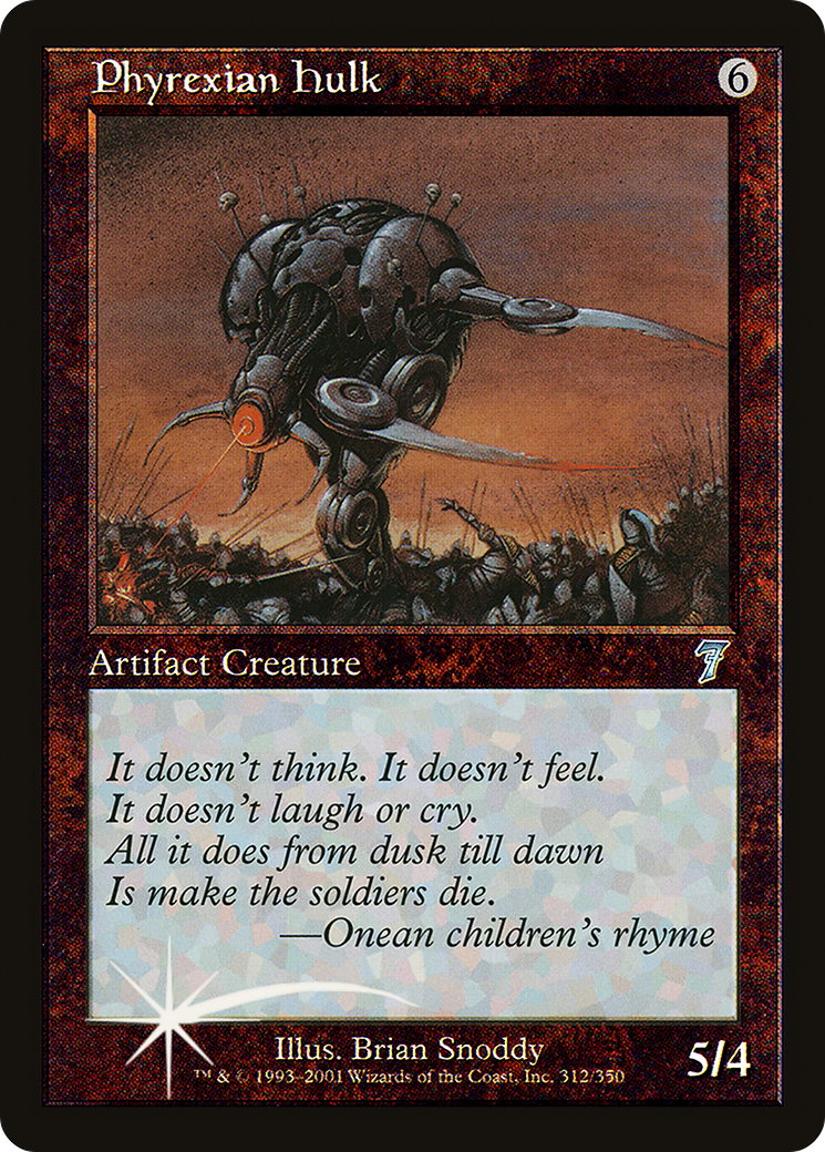 Phyrexian Hulk (7ED-312★) - Seventh Edition Foil