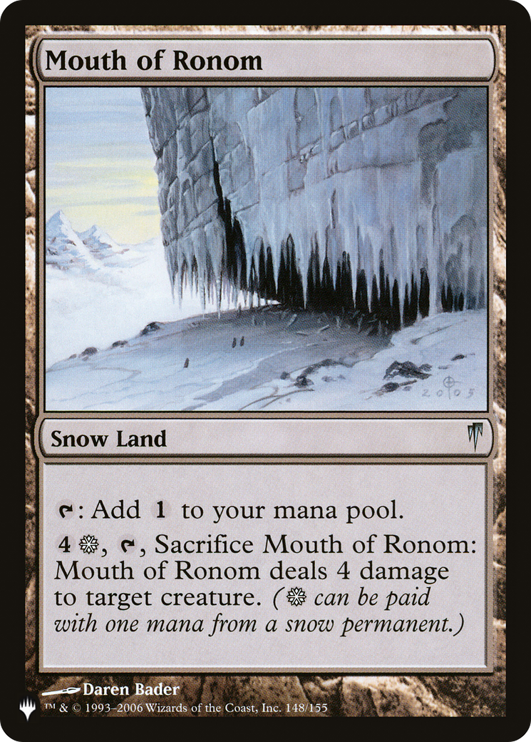 Mouth of Ronom (LIST-CSP-148) - The List