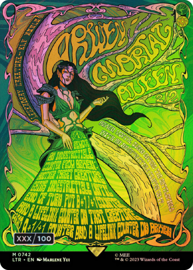 Arwen, Mortal Queen (LTR-742) - The Lord of the Rings: Tales of Middle-earth (Borderless) Foil