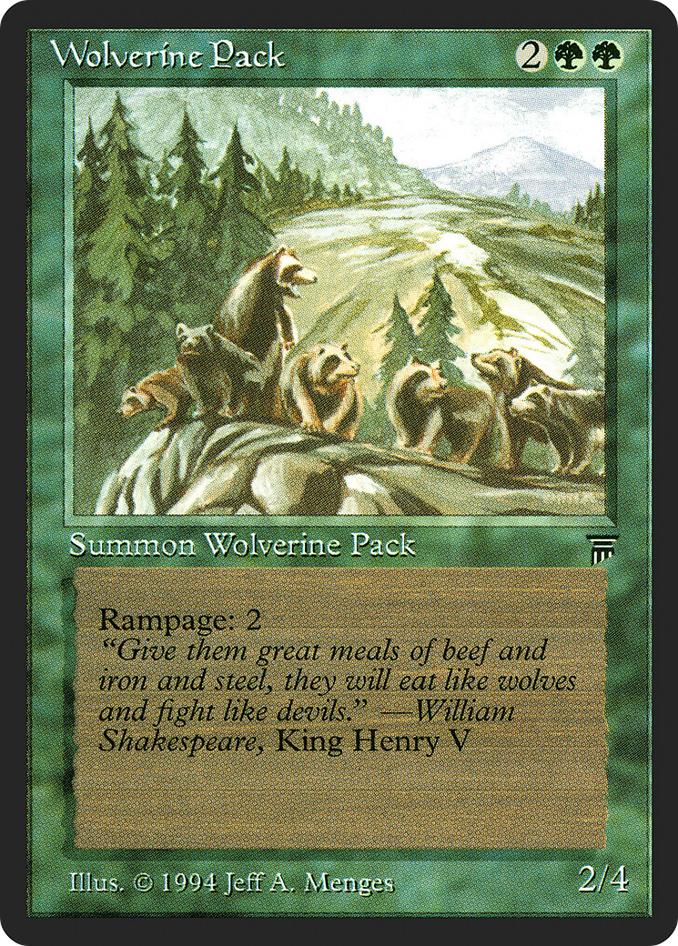 Wolverine Pack (LEG-214) - Legends