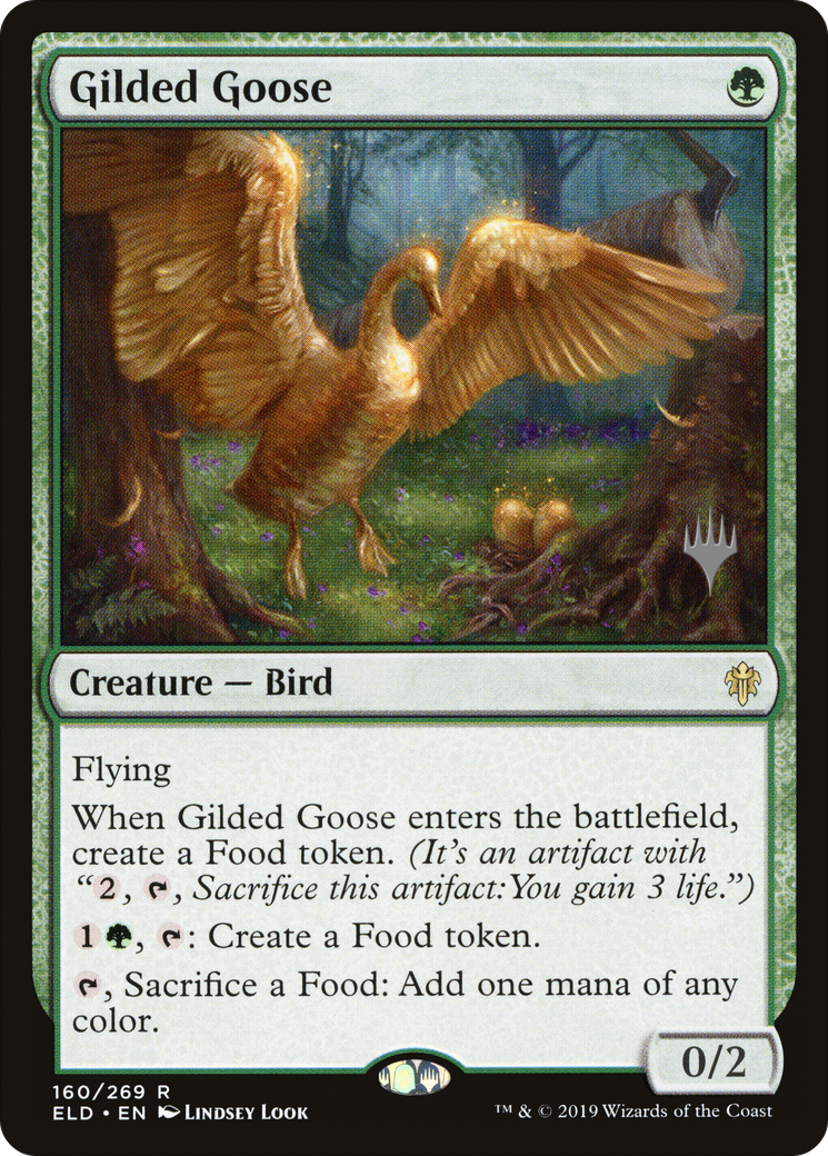 Gilded Goose (PPELD-160) - Throne of Eldraine Promos