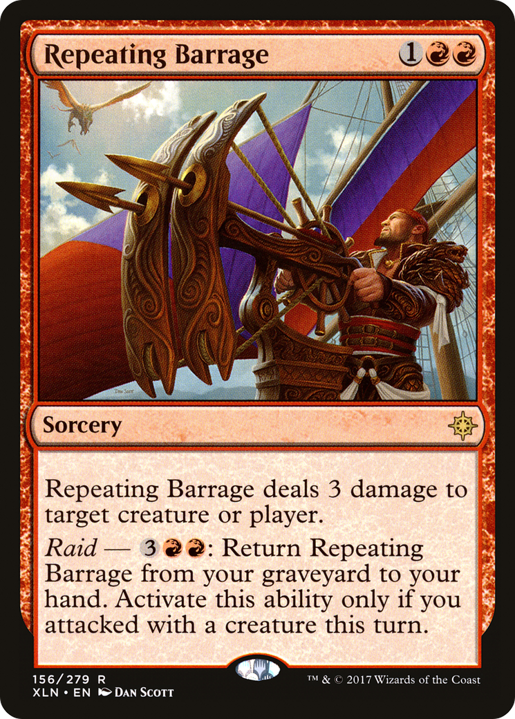 Repeating Barrage (XLN-156) - Ixalan Foil