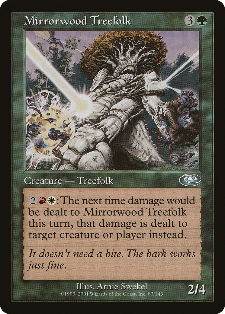 Arbre de Mirrorwood (PLS-083) - Feuille de changement de plan 