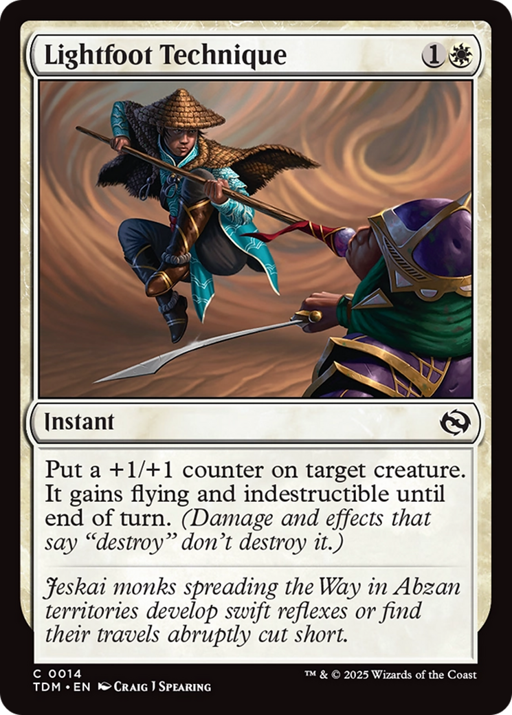 Technique du Pied-Léger (TDM-014) - Tarkir : Tempête de Dragons 