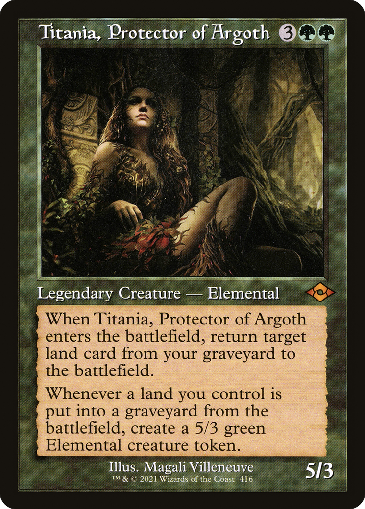 Titania, protectrice d'Argoth (MH2-416) - Feuille gravée Modern Horizons 2