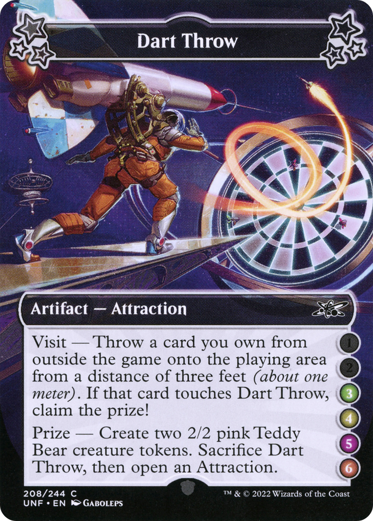 Lancer de fléchettes (UNF-208D) - Unfinity 