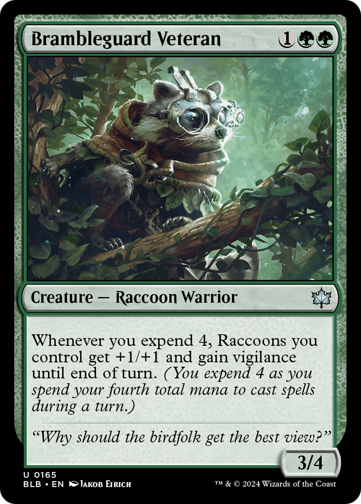 Brambleguard Veteran (BLB-165) - Bloomburrow 