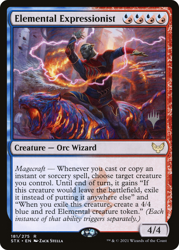 Elemental Expressionist (PPSTX-181P) - Strixhaven: School of Mages Promos