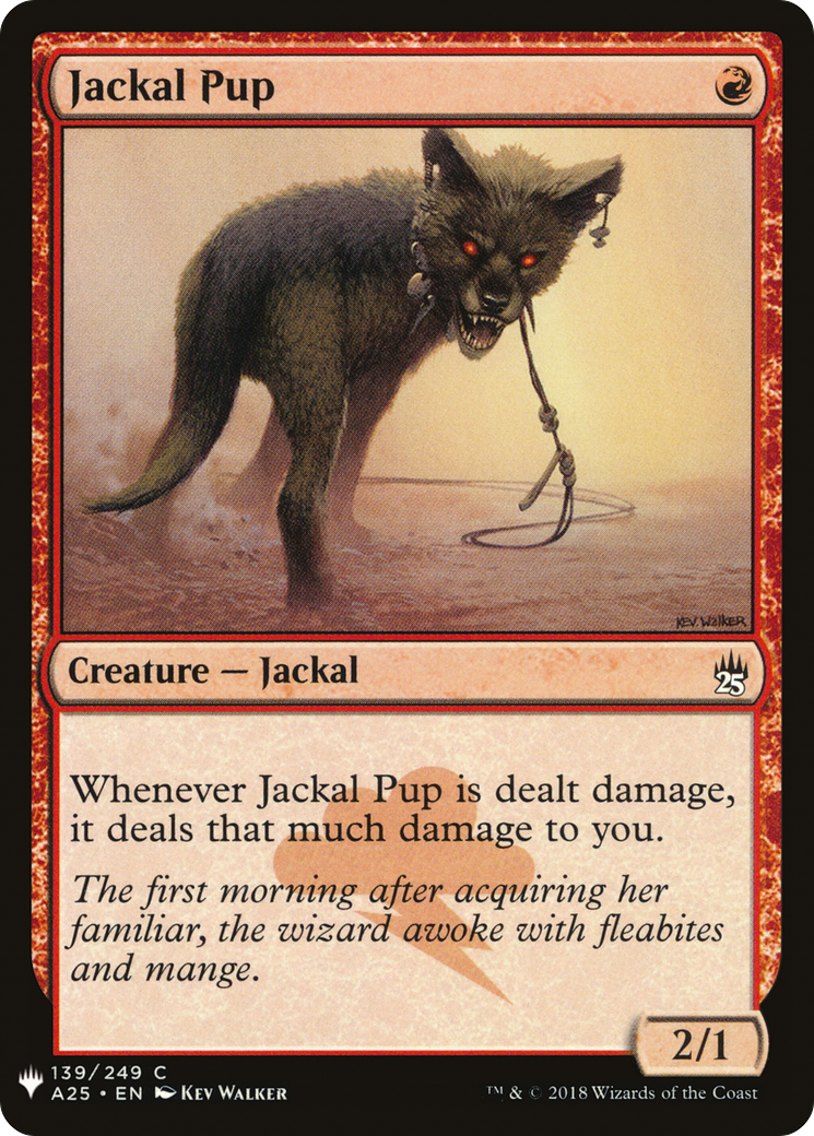 Jackal Pup (LIST-A25-139) - The List