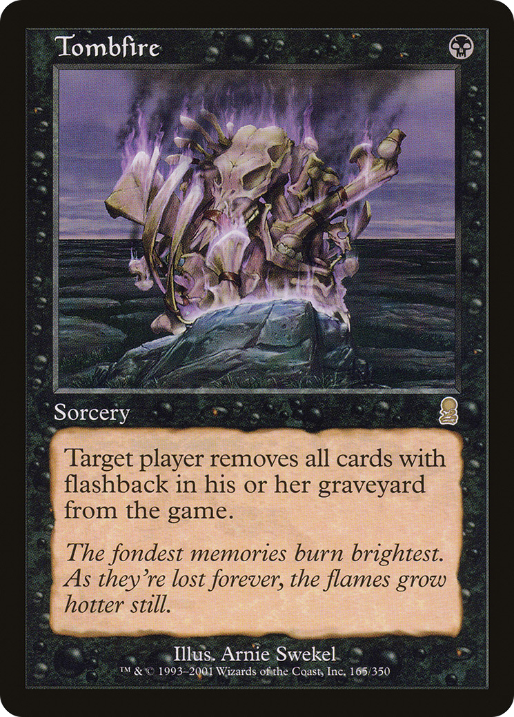 Tombfire (ODY-165) - Odyssey: (tombstone) Foil