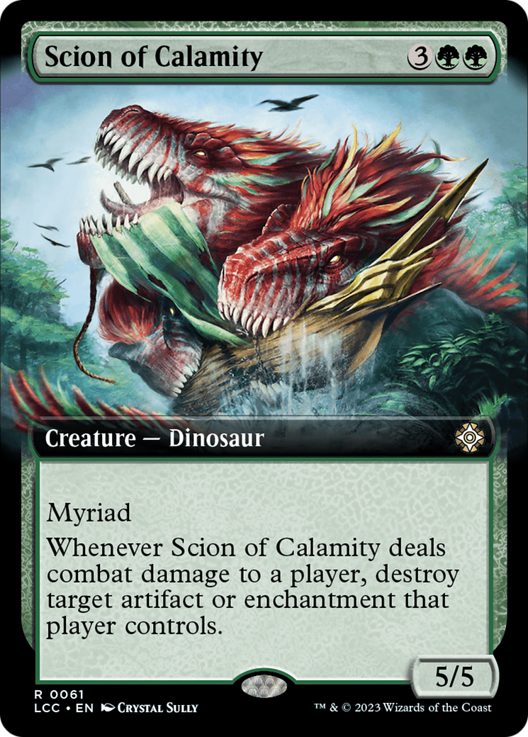Scion of Calamity (LCC-061) - Commandant des Cavernes Perdues d'Ixalan : (Extended Art) 