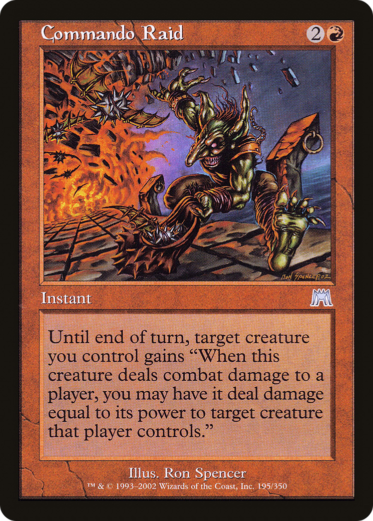 Raid Commando (ONS-195) - Onslaught Foil 