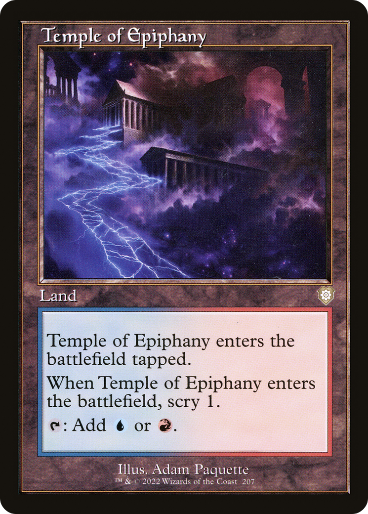 Temple of Epiphany (Retro Frame) (BRC-207) - The Brothers' War Commander