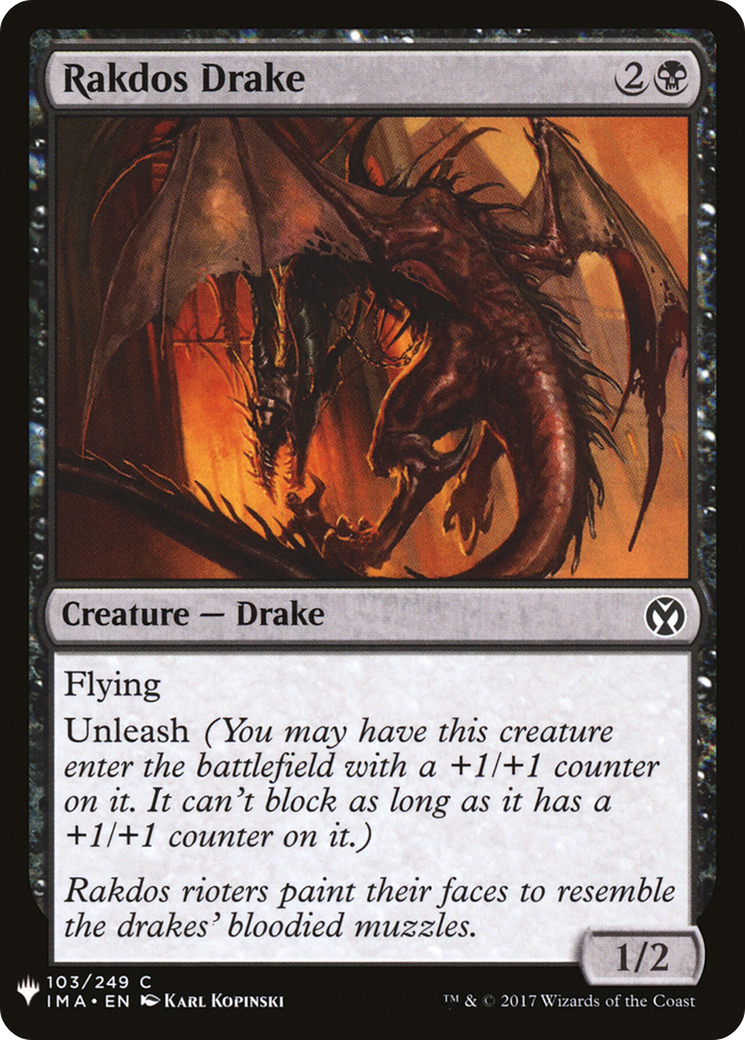 Rakdos Drake (LIST-IMA-103) - The List