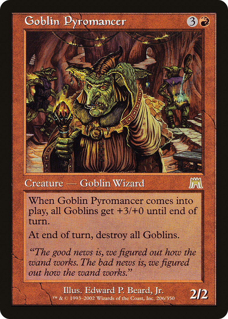Pyromancien gobelin (ONS-206) - Onslaught Foil 