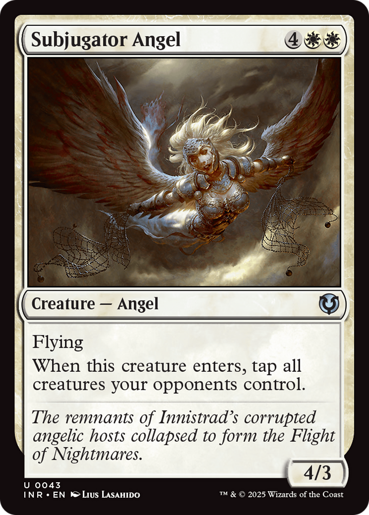 Subjugator Angel (INR-043) - Innistrad Remastered Foil