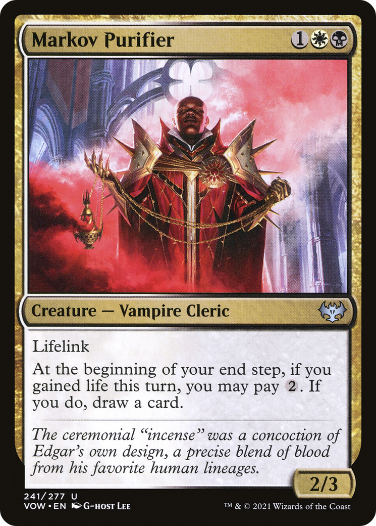 Purificateur de Markov (VOW-241) - Innistrad : Crimson Vow Foil 
