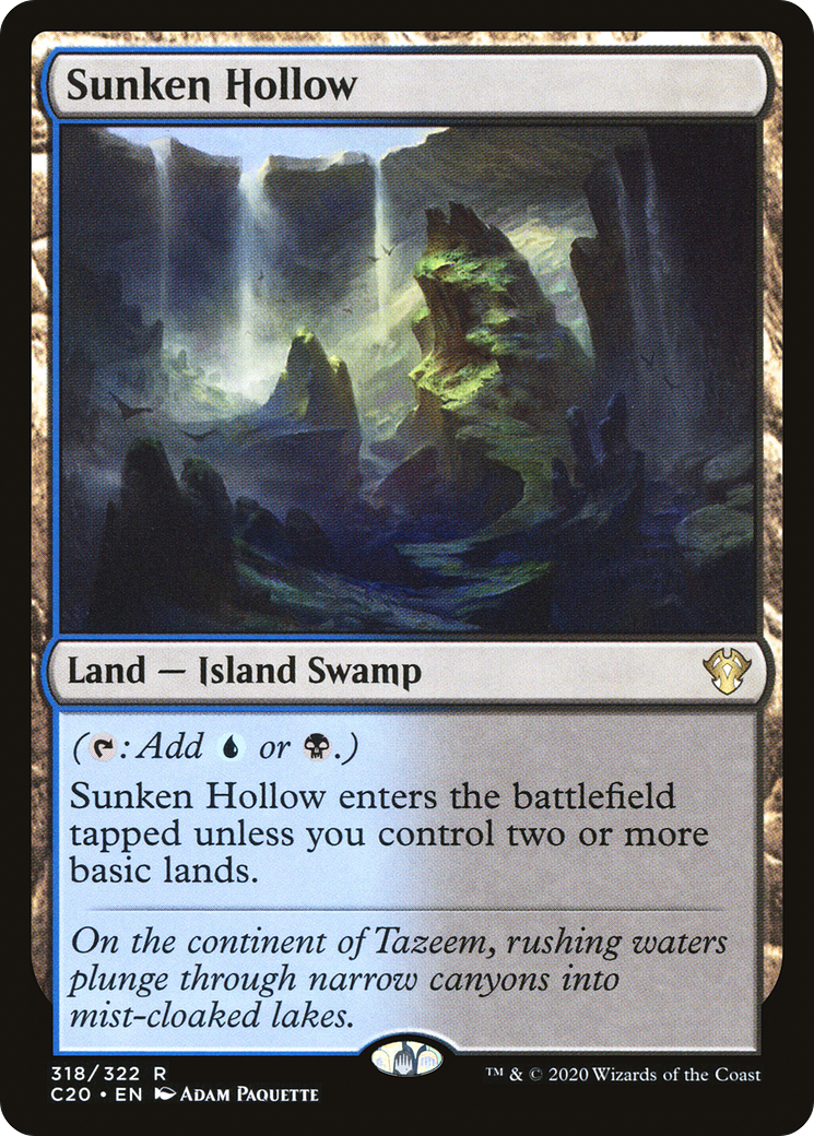 Sunken Hollow (C20-318) - Commander 2020