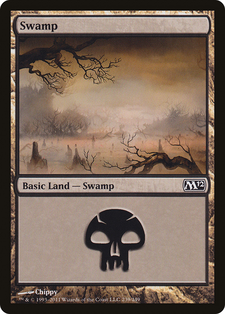 Swamp (239) (M12-239) - Magic 2012 Foil