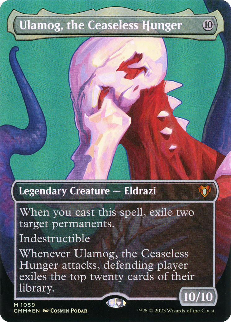 Ulamog, la Faim Incessante (CMM-1059) - Commander Masters (Sans Frontières) Foil 