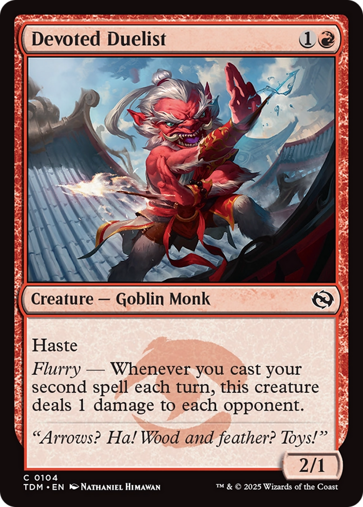 Duelliste dévoué (TDM-104) - Tarkir : Tempête de dragons 