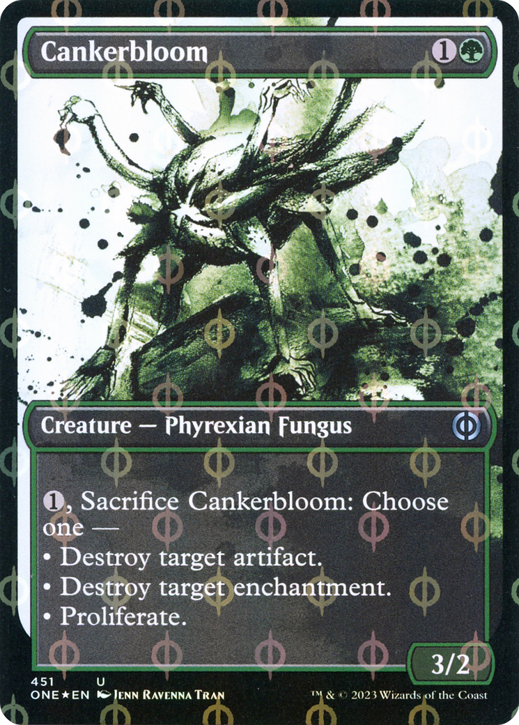 Cankerbloom (ONE-451) - Phyrexia : Tous ne feront qu'un : (Vitrine) Feuille