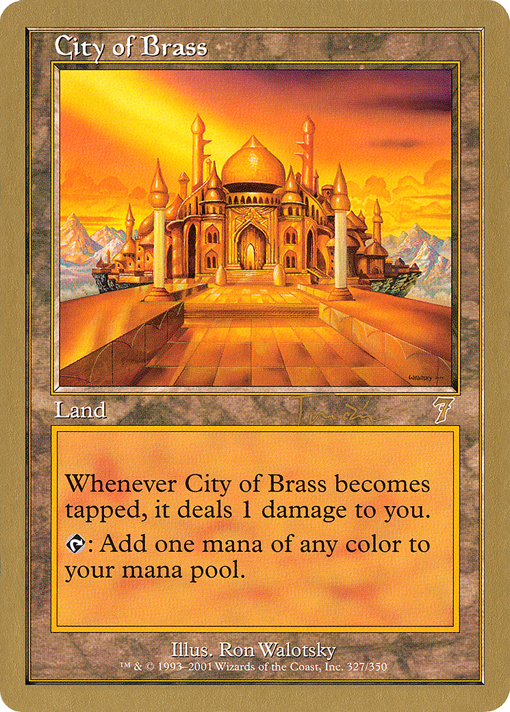 City of Brass - 2001 Jan Tomcani (7ED) (WCD-JT327) - World Championship Decks 2001