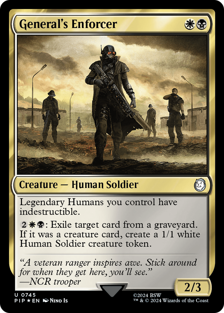Exécuteur du général (PIP-745) - Fallout Foil 