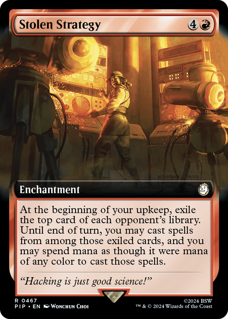 Stolen Strategy (Extended Art) (PIP-467) - Fallout: (Extended Art) Foil