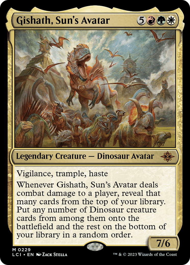 Gishath, l'Avatar du Soleil (LCI-229) - Les Cavernes Perdues d'Ixalan (Foil) 