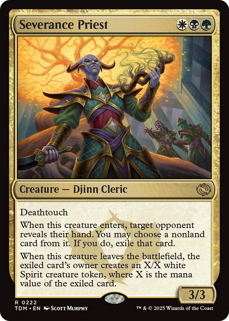 Severance Priest (TDM-222) - Tarkir: Dragonstorm Foil