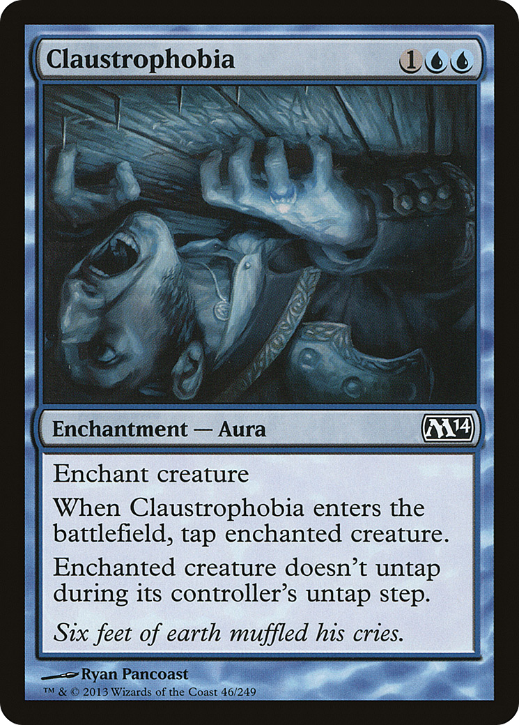 Claustrophobie (M14-046) - Magic 2014 Foil 