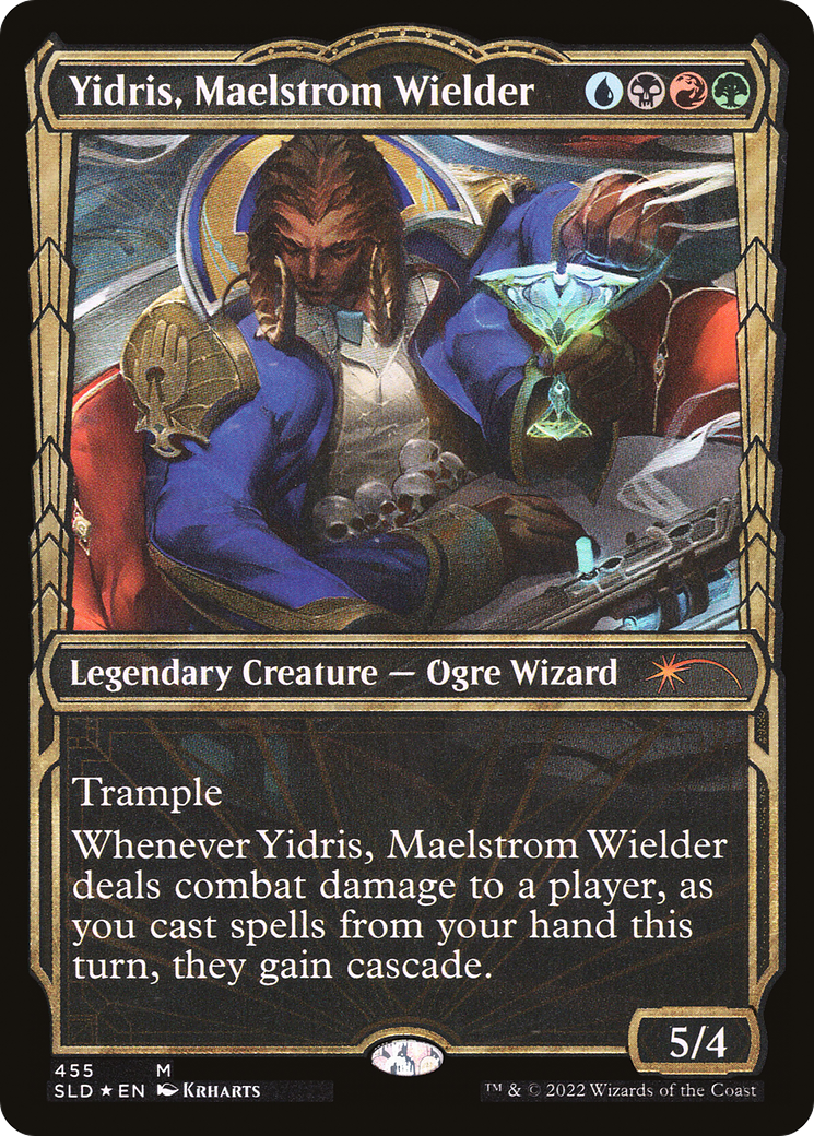 Yidris, Maelstrom Wielder (Gilded Foil) (SLD-455) - Secret Lair Drop: (Showcase) Foil