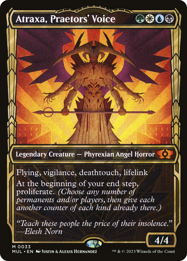 Atraxa, la voix des préteurs (MUL-033) - Multiverse Legends : (Vitrine)