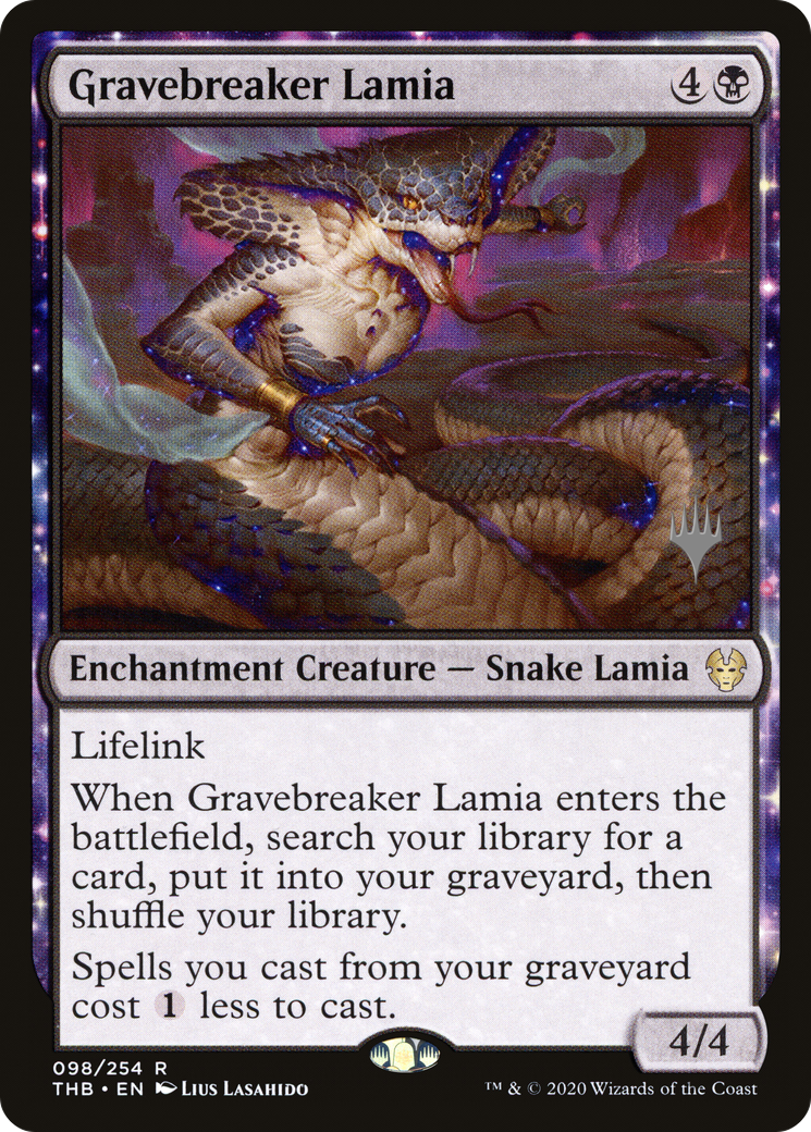 Lamia Briseur de Tombes (PTHB-98P) - Promos Theros Beyond Death : (enchantement) Foil