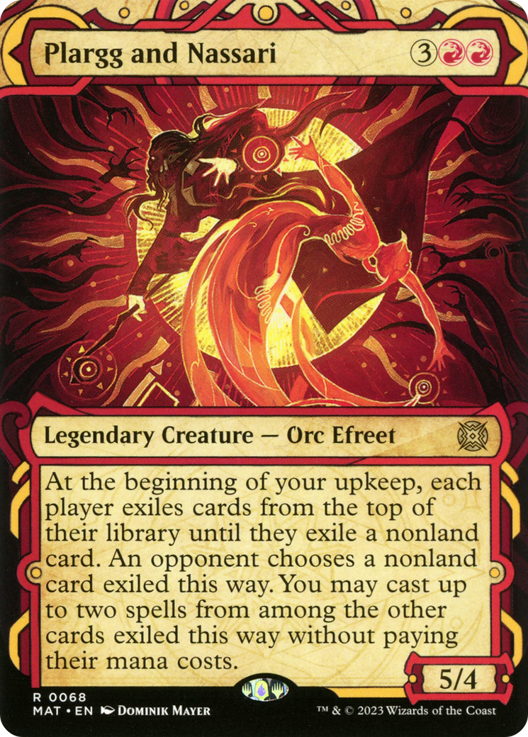 Plargg and Nassari (Showcase) (MAT-068) - March of the Machine: The Aftermath: (Showcase) (Borderless)