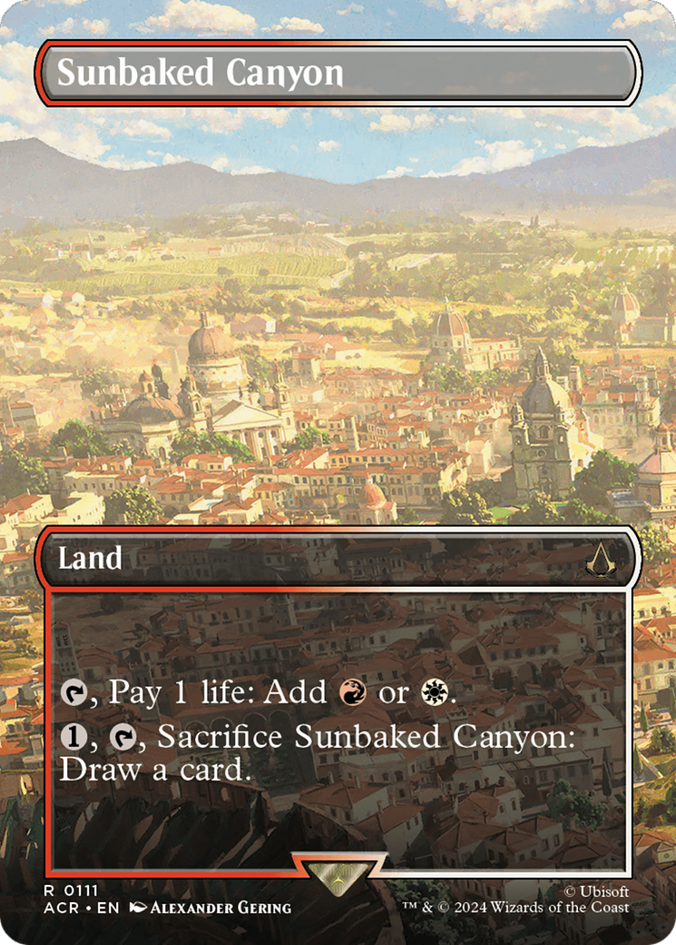 Sunbaked Canyon (Borderless) (ACR-111) - Assassin's Creed (Borderless)