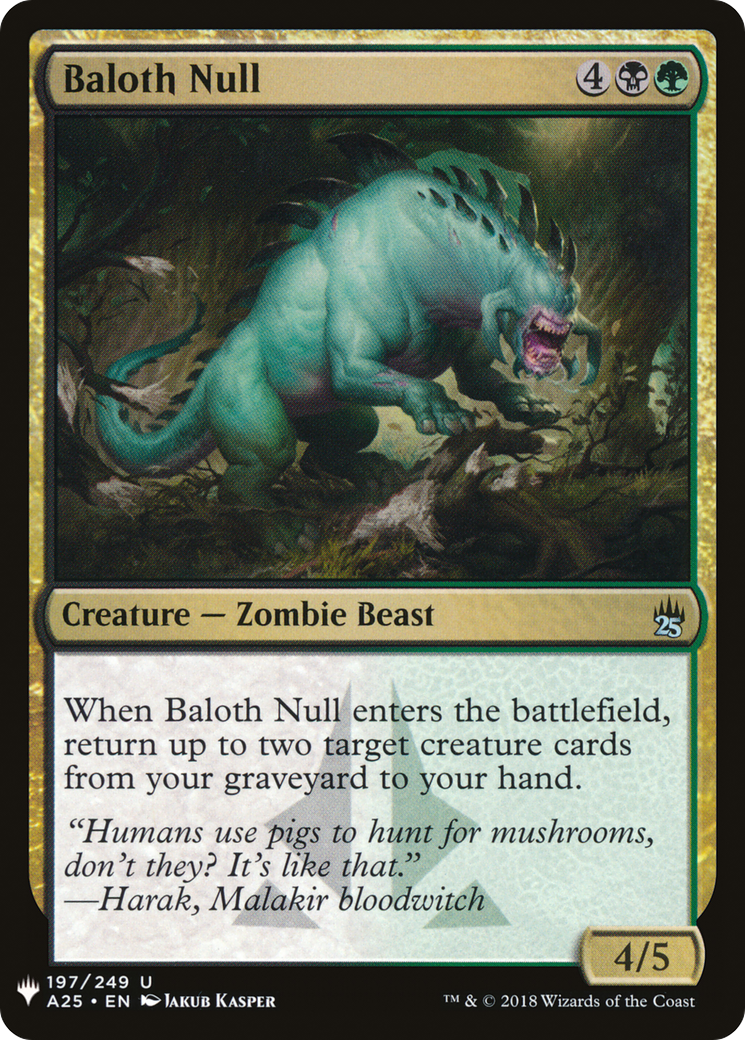 Baloth Null (PLST-A25-197) - La Liste