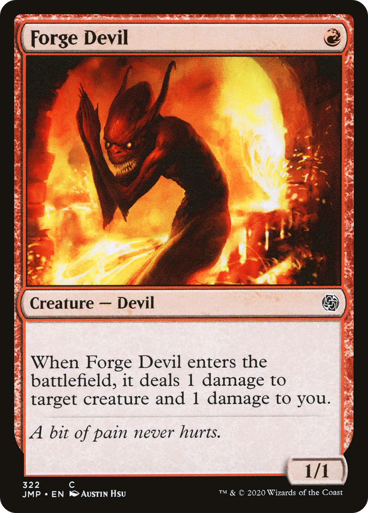 Forge Devil (JMP-322) - Démarrage rapide