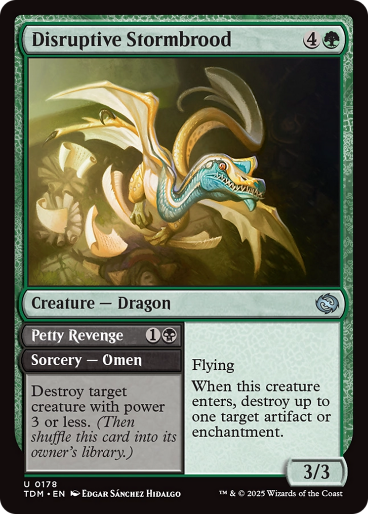 Progéniture de la Tempête Disruptive (TDM-178) - Tarkir : Tempête de Dragons 