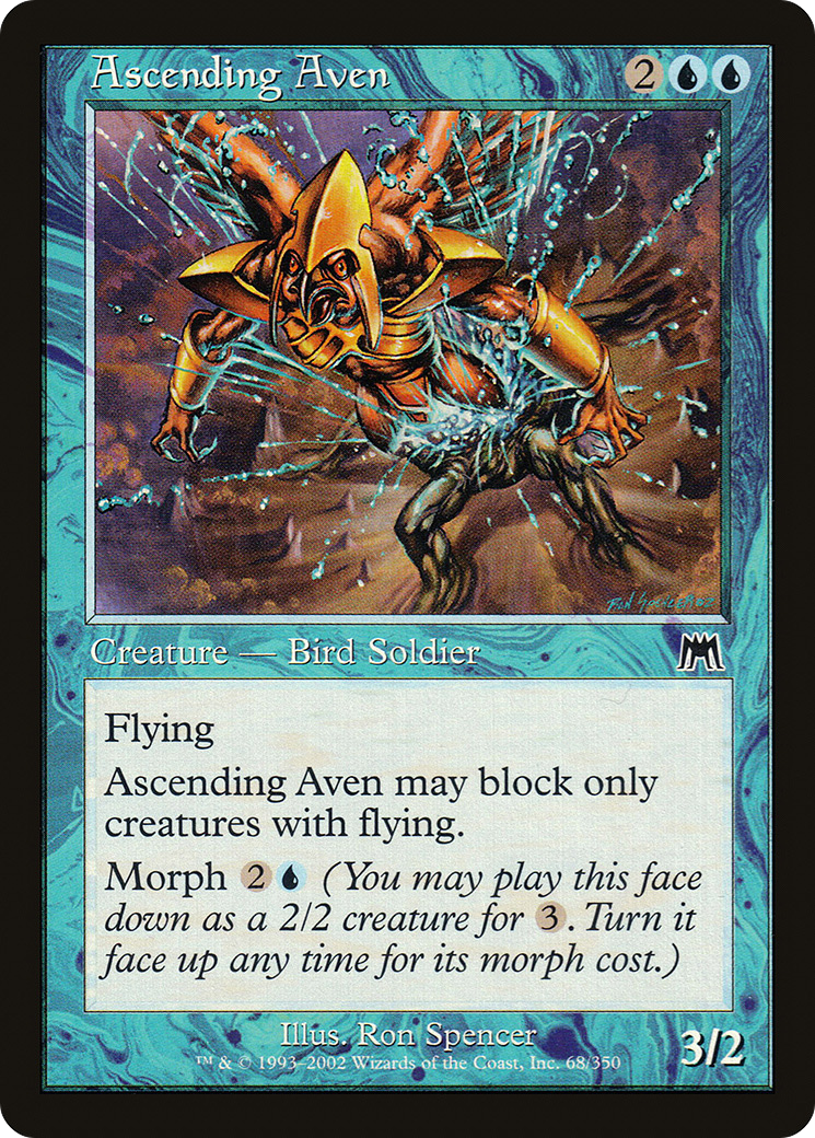 Ascending Aven (ONS-068) - Onslaught Foil 