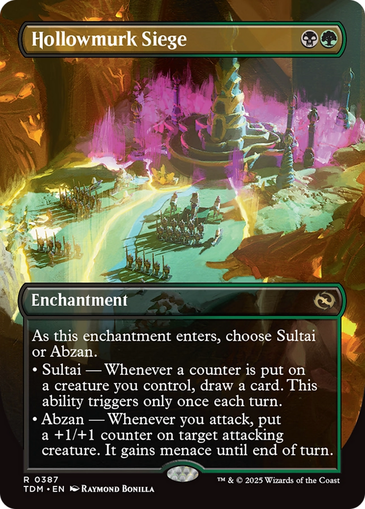 Siège de Hollowmurk (sans frontières) (TDM-387) - Tarkir : Tempête de dragons (Foil)