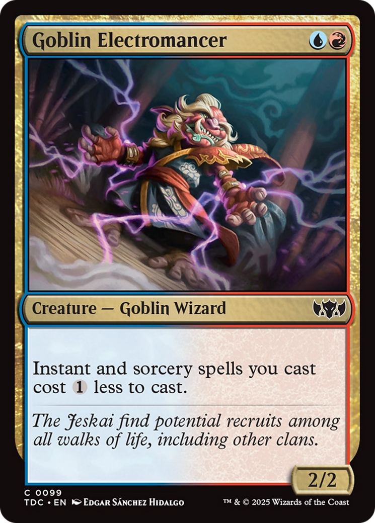 Électromancien gobelin (TDC-099) - Commandant : Tarkir : Tempête de dragons 