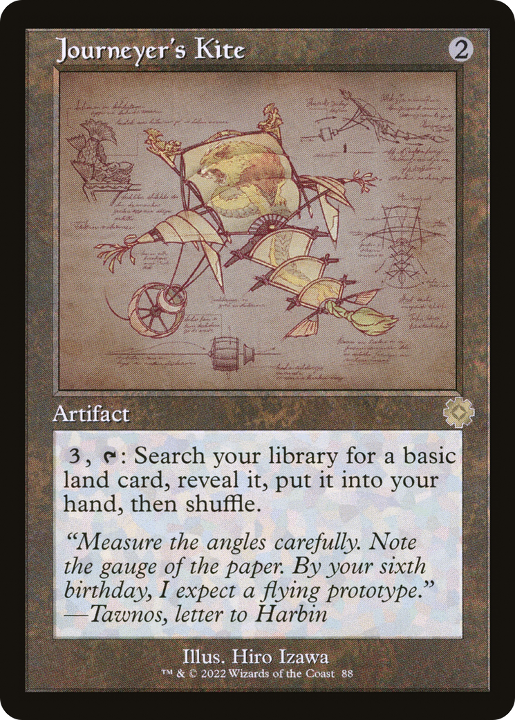 Journeyer's Kite (Schematic) (BRR-088) - The Brothers' War Retro Artifacts