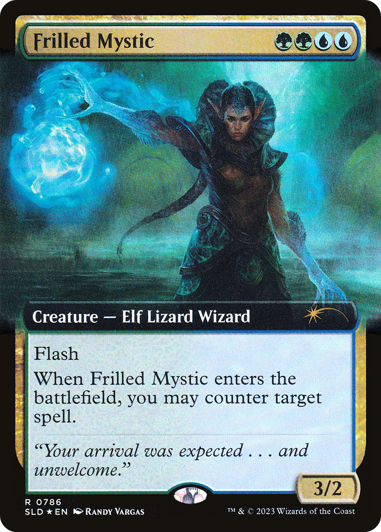 Frilled Mystic (SLD-786) - Secret Lair Drop: (Extended Art) Foil