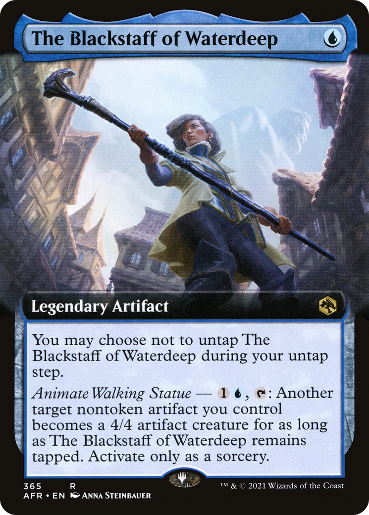 The Blackstaff of Waterdeep (Extended Art) (AFR-365) - Adventures in the Forgotten Realms: (Extended Art) Foil